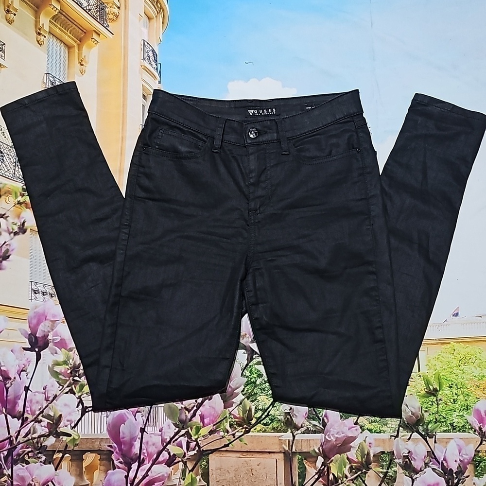 Guess Los Angeles 1981 High Waisted Skinny Jeans Size 28